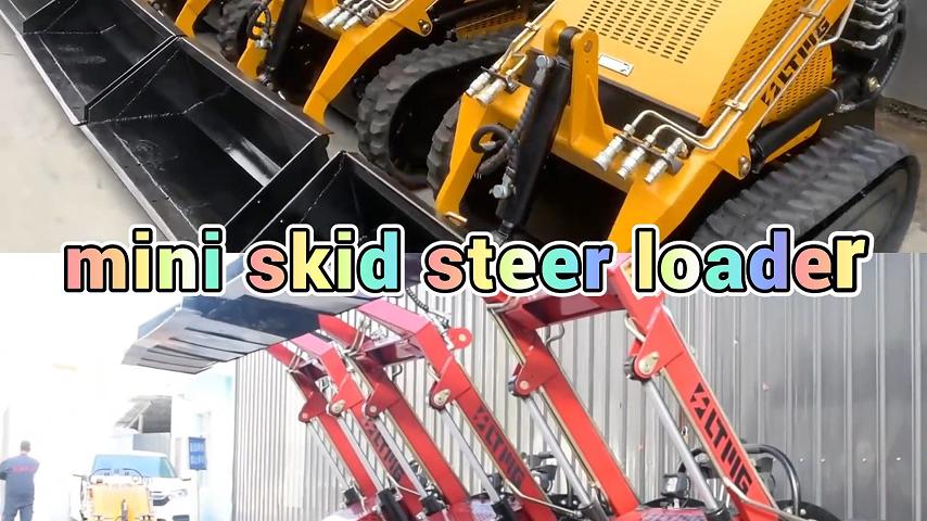 Phụ kiện đính kèm máy xúc lật mini hoạt động như thế nào?