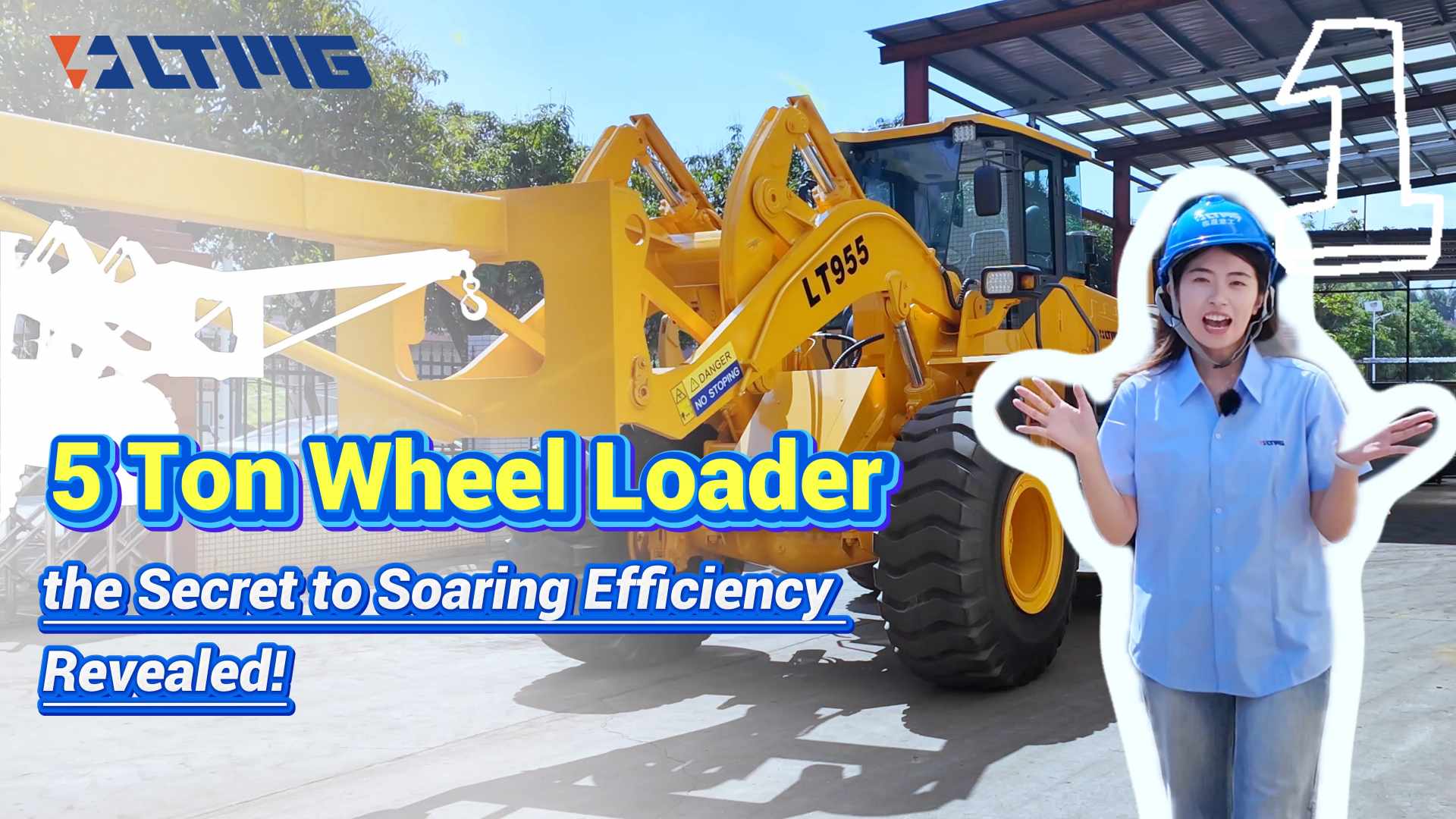 Mở rộng khả năng cho máy xúc lật 5 tấn: Tay cầm xử lý vật liệu