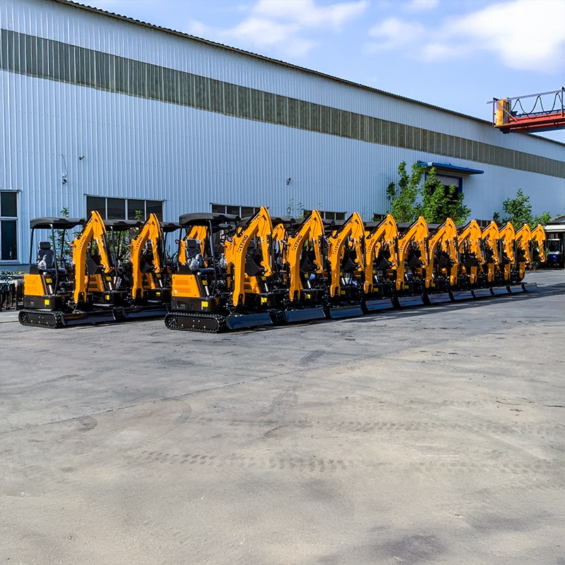 small crawler excavator